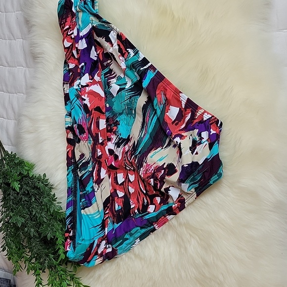 La Blanca Fold-Over Swim Bikini Bottom Size 12 - Picture 3 of 7